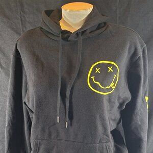Nirvana Nevermind Unisex Pullover Hoodie Black Size Small
